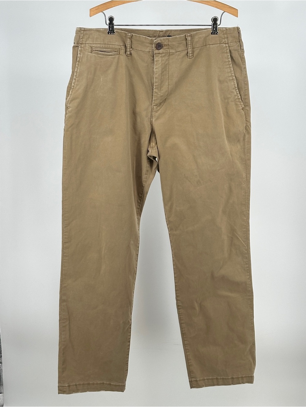American Eagle Outfitters 34x32 Khaki Straight-Leg Chinos